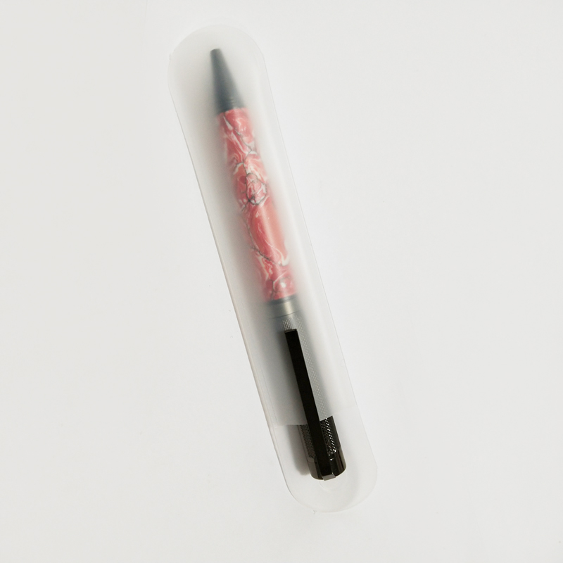 PCHP-1 Frosted Plastic Clear Pen Pouch Pack of 10