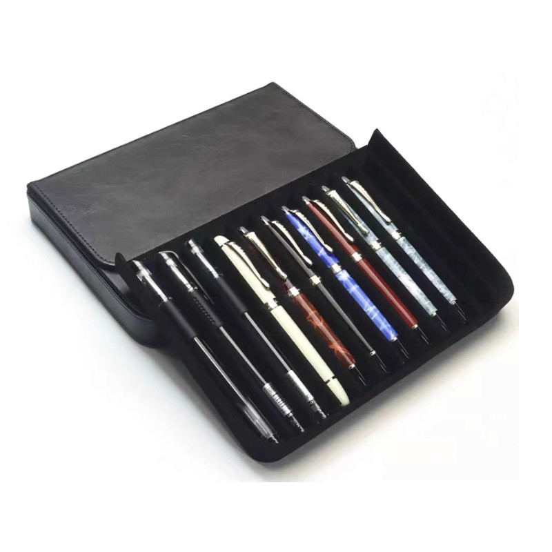 PSB12-7 Genuine Leather Pen Storage Case