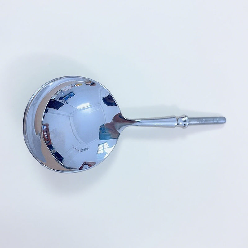 Premium 304 Stainless Steel Cutlery Kit Bolster with Finished Tang-Round Spoon