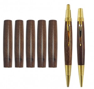 Ready-to-Assemble Walnut Pen Barrels - No Lathe Needed!